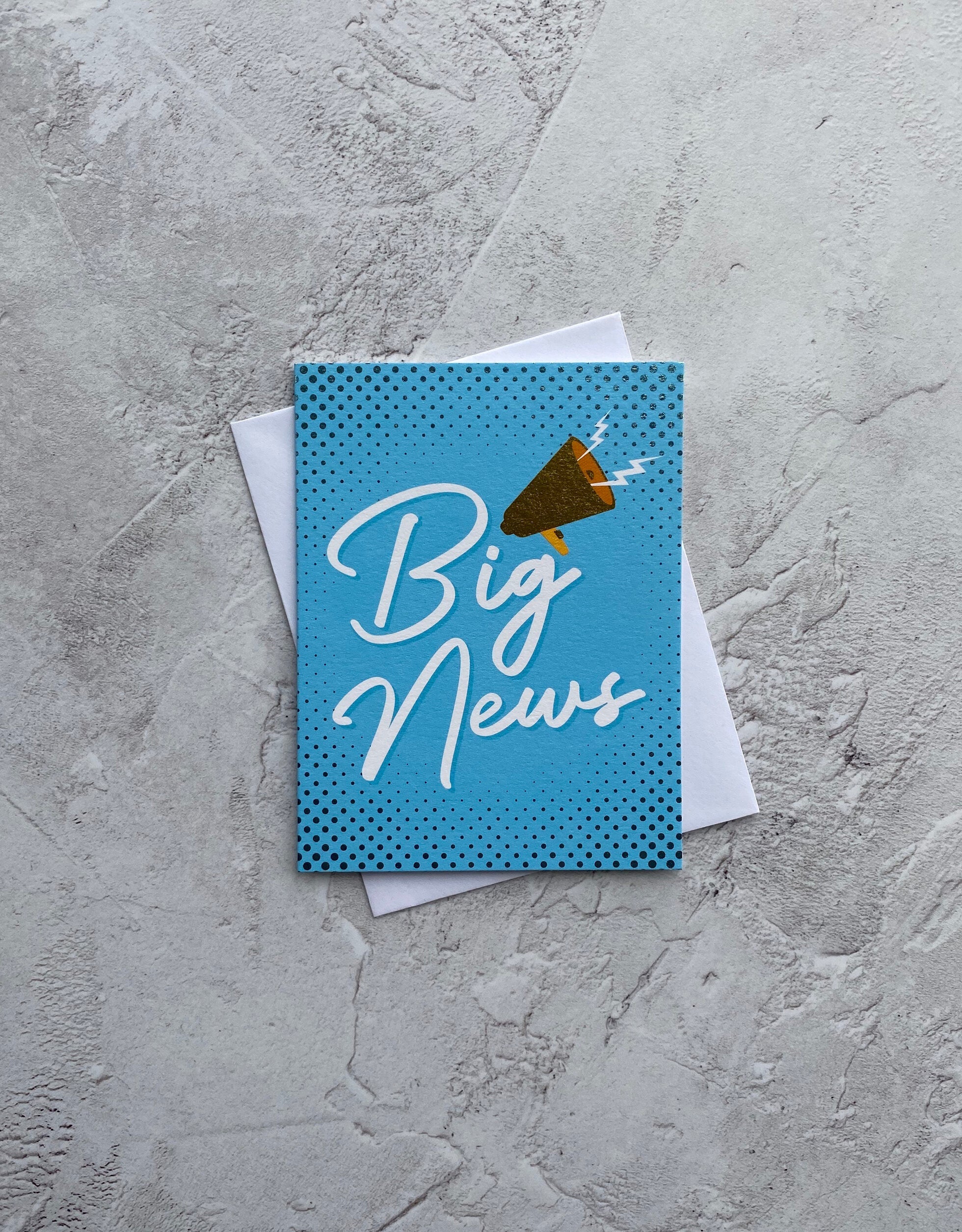Big News Congratulations Card