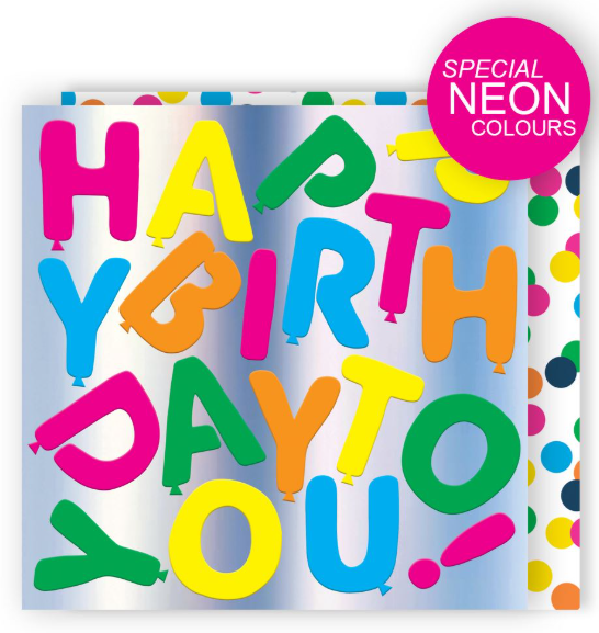 Typography Birthday Card