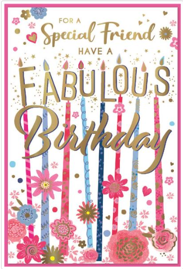 Friend Birthday Value Card