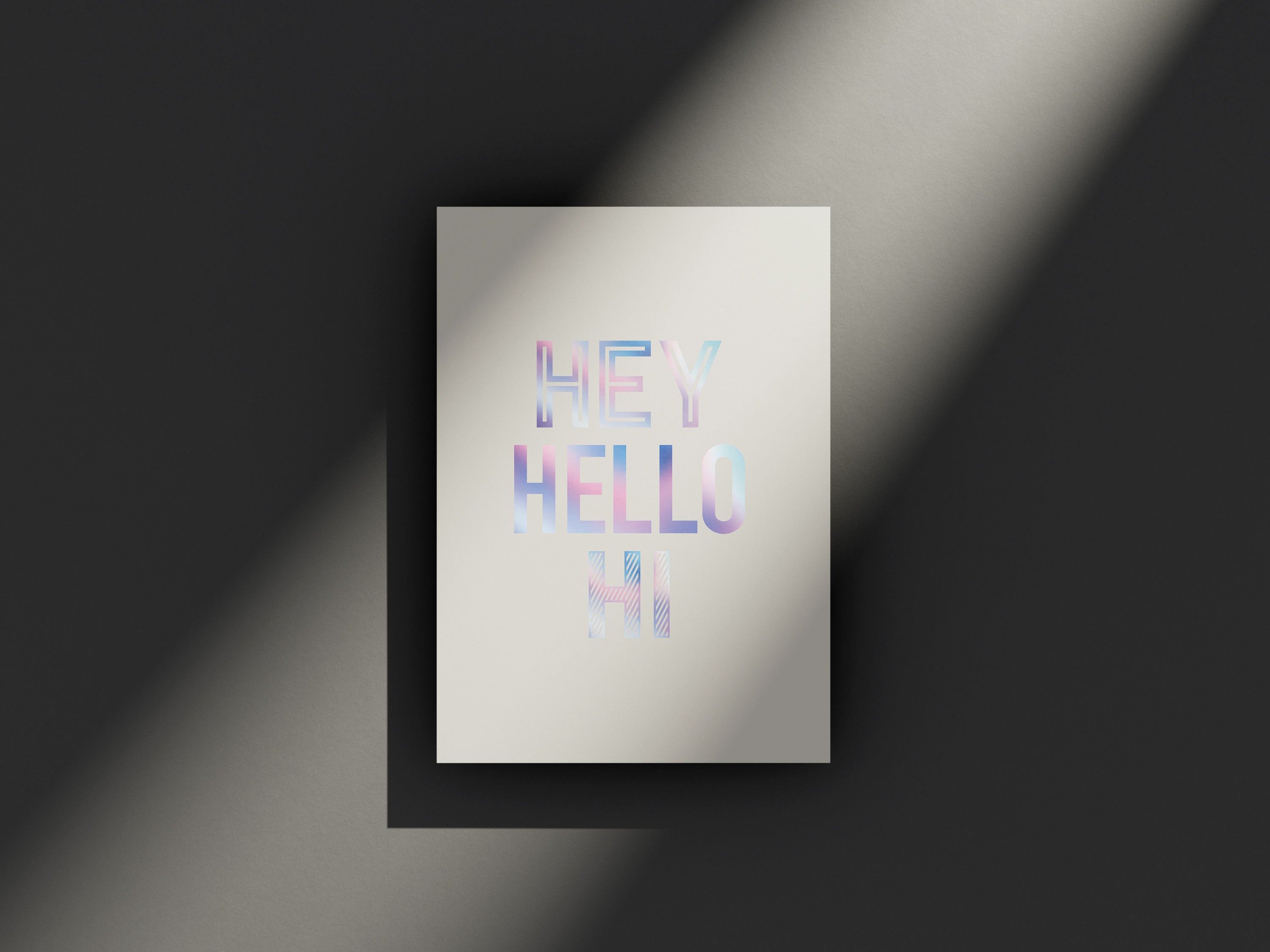 Type Dreams - Hey Hello Hi