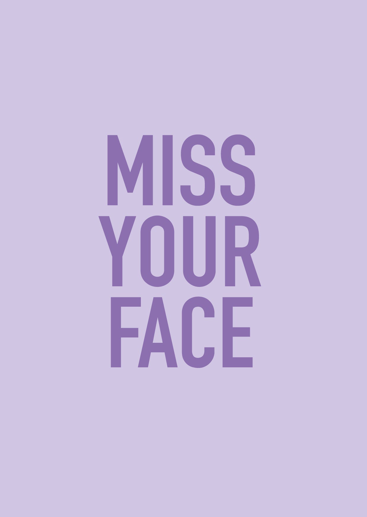 Type Dreams - Miss Your Face