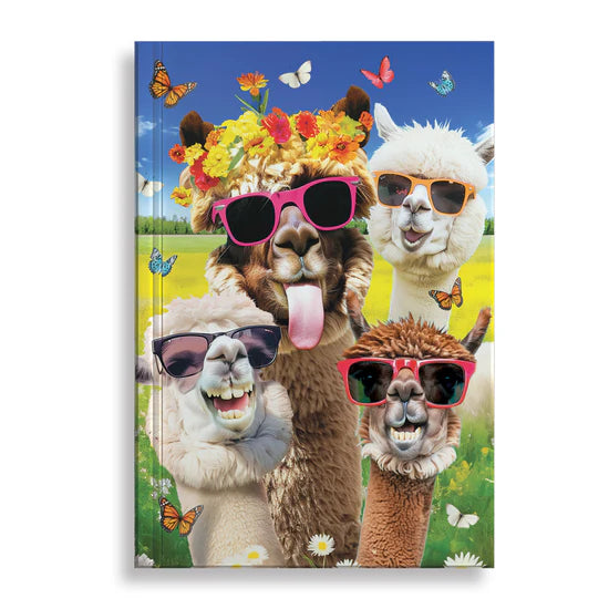 3D Notebook A5 Funny Llama