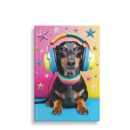 3D Notebook A6 Dachshund