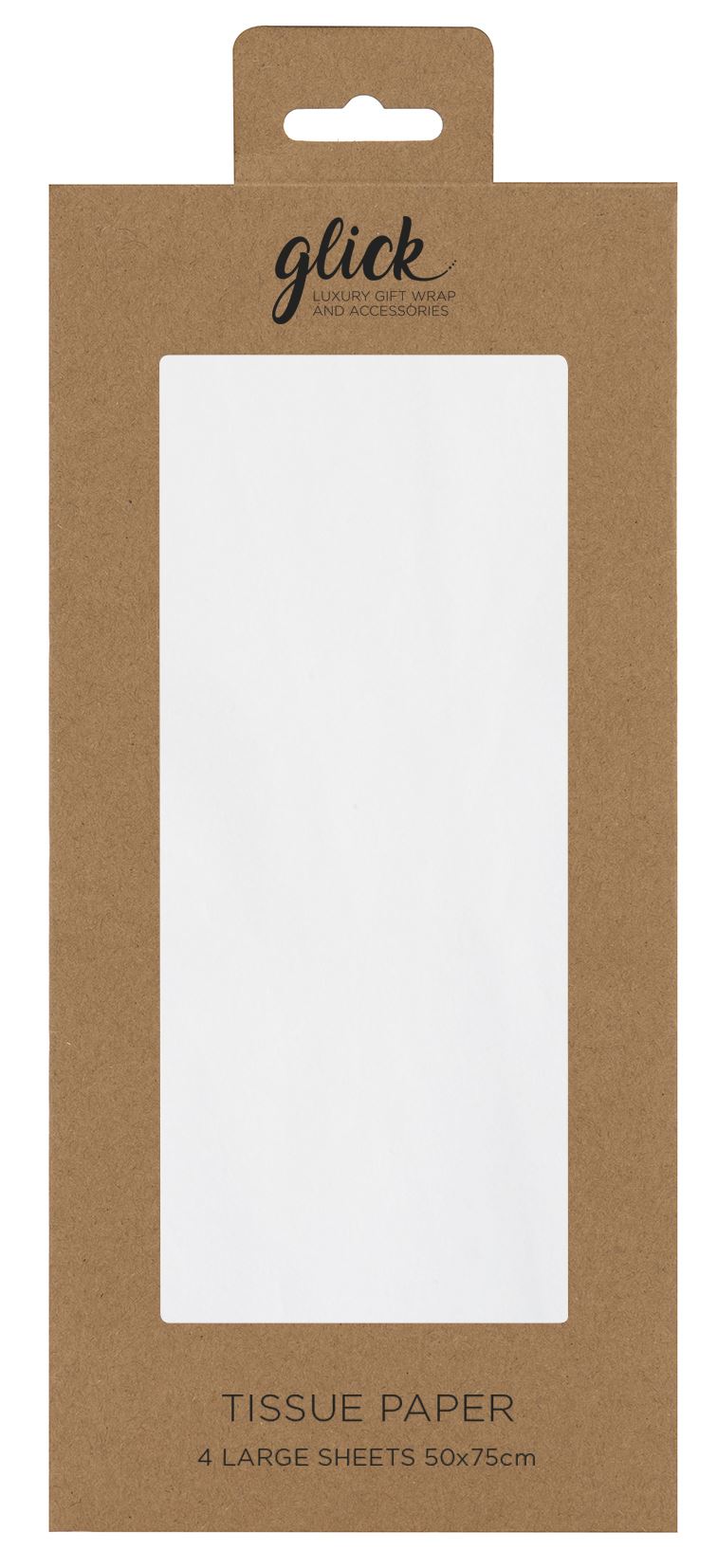Tissue Paper Plain White 4 Sheets