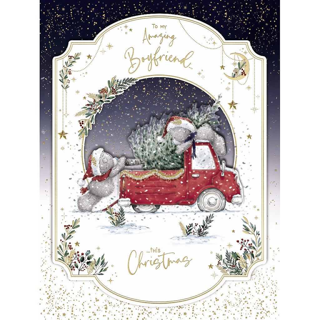 Amazing Boyfriend Me to You Bear Boxed Christmas Card