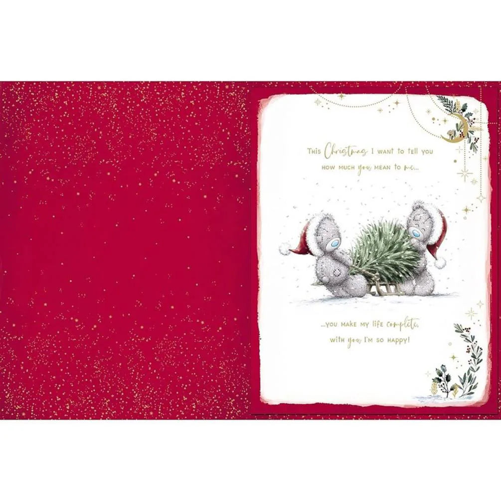 Amazing Boyfriend Me to You Bear Boxed Christmas Card