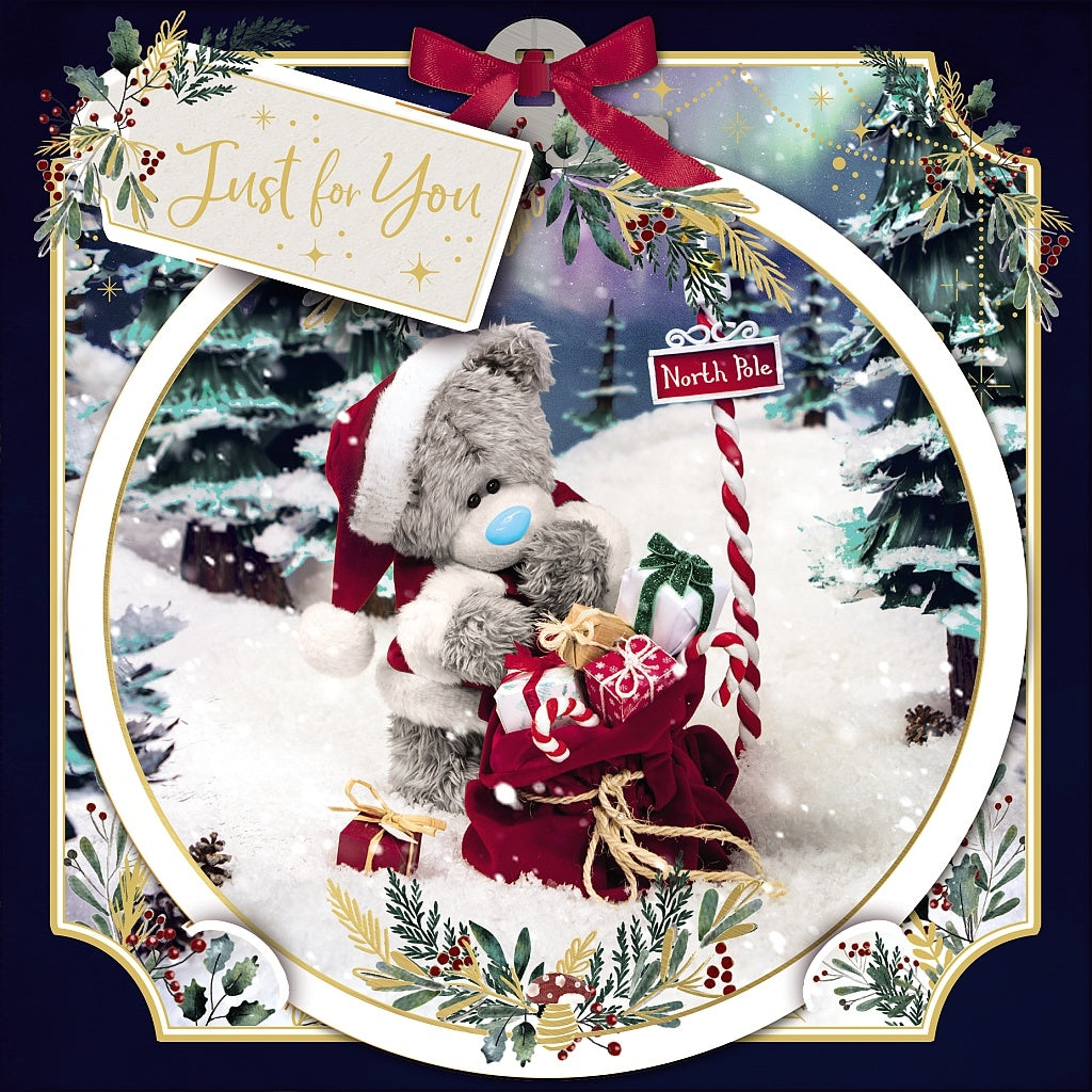 Open Card - 3D Keepsake Bear