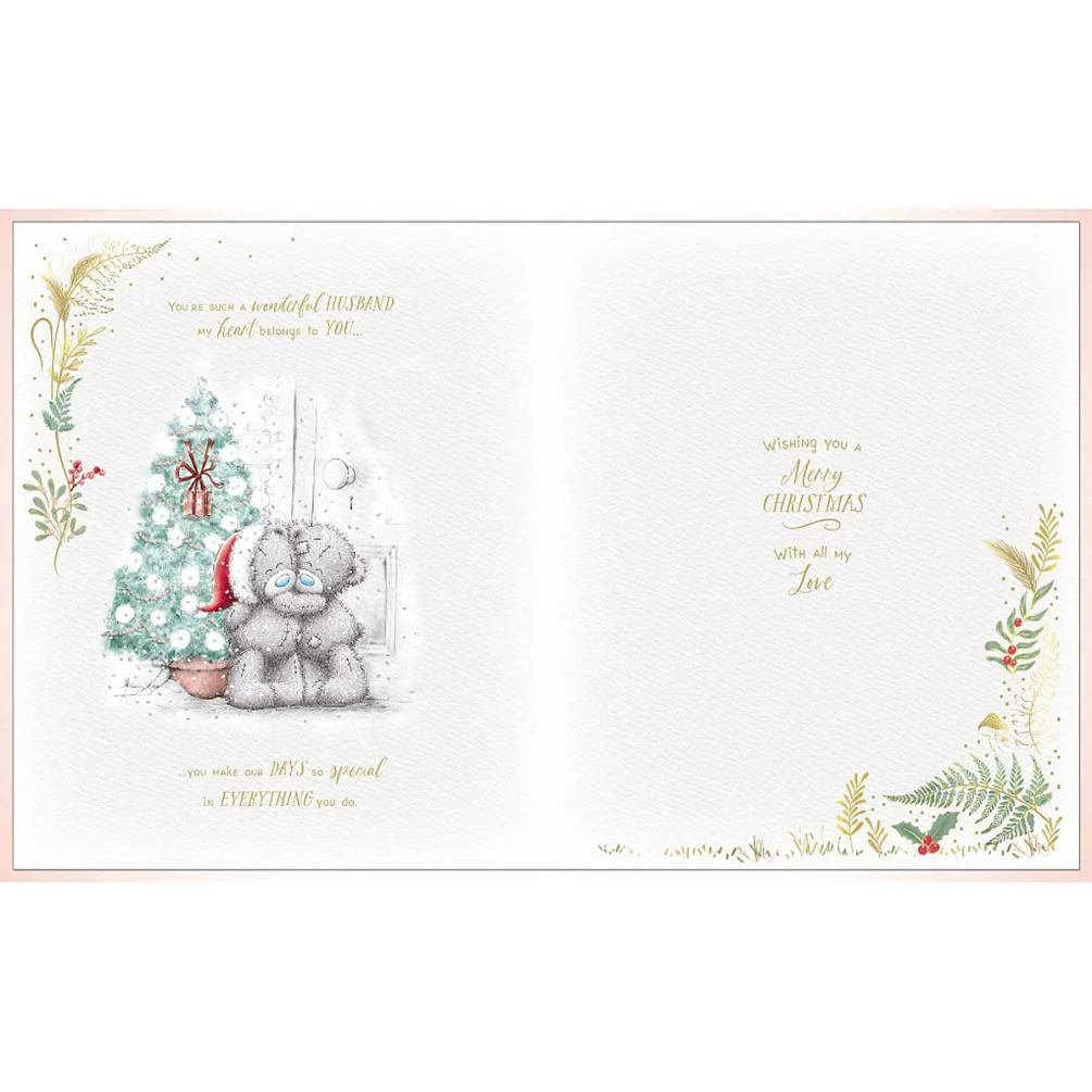 Wonderful Husband Me to You Bear Boxed Christmas Card